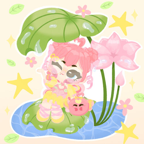 Art by AdornedByHara, commissioned by me